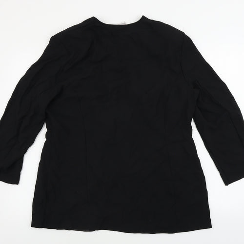 Richards  Womens Black   Jacket Blazer Size 18