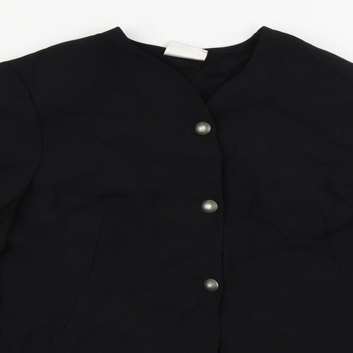 Richards  Womens Black   Jacket Blazer Size 18