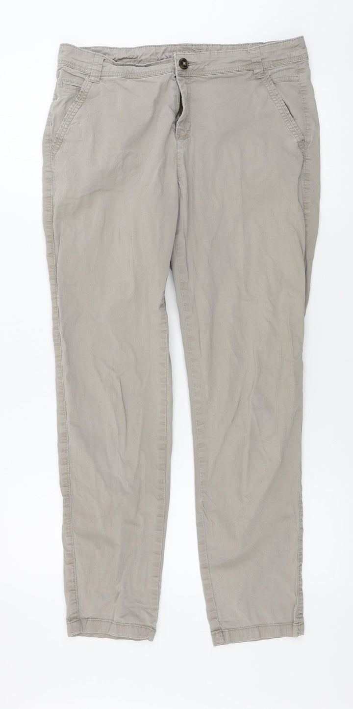 Yessica Womens Grey Trousers Size 32 in L27 in