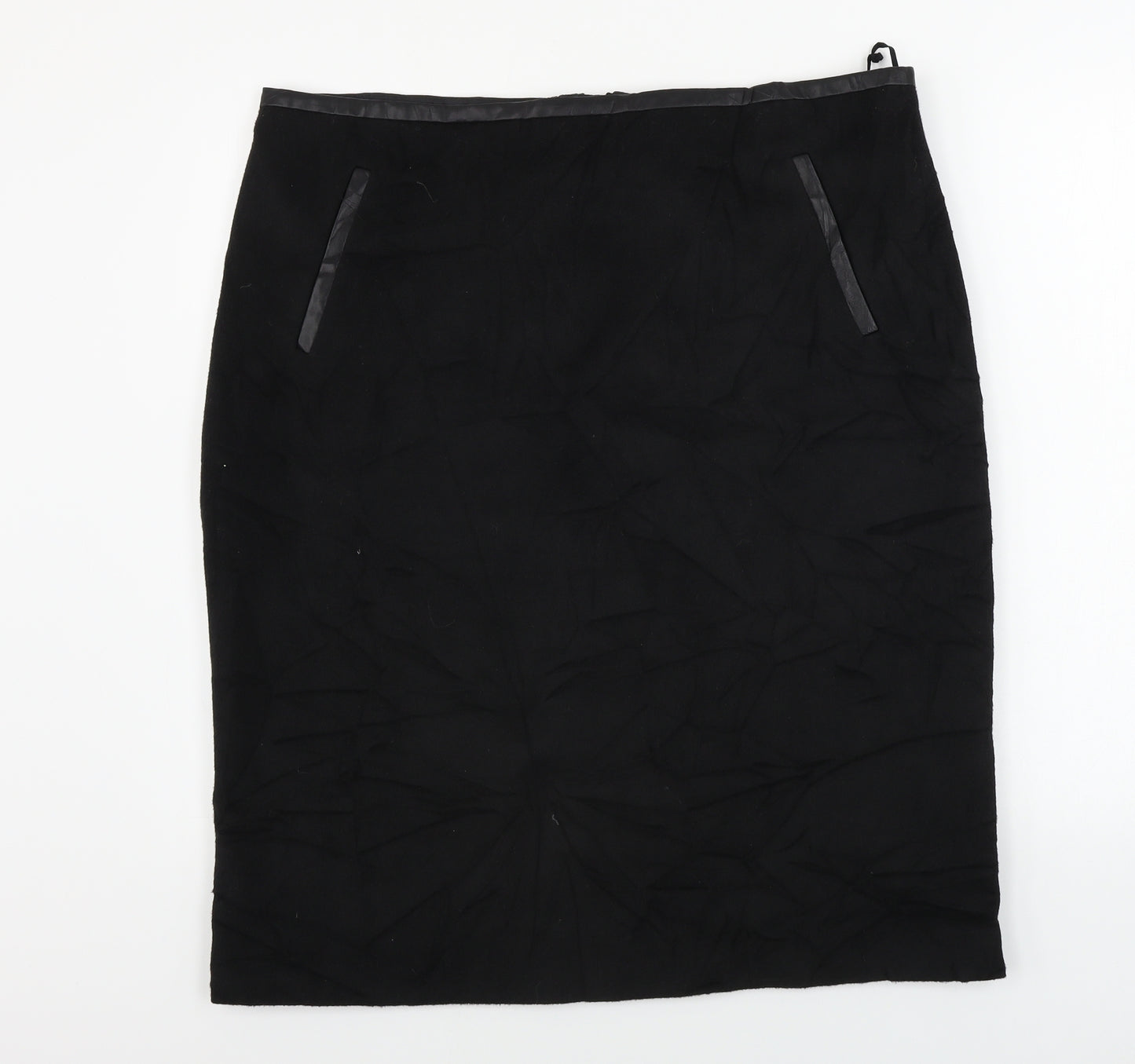 Marks and Spencer  Womens Black   A-Line Skirt Size 18