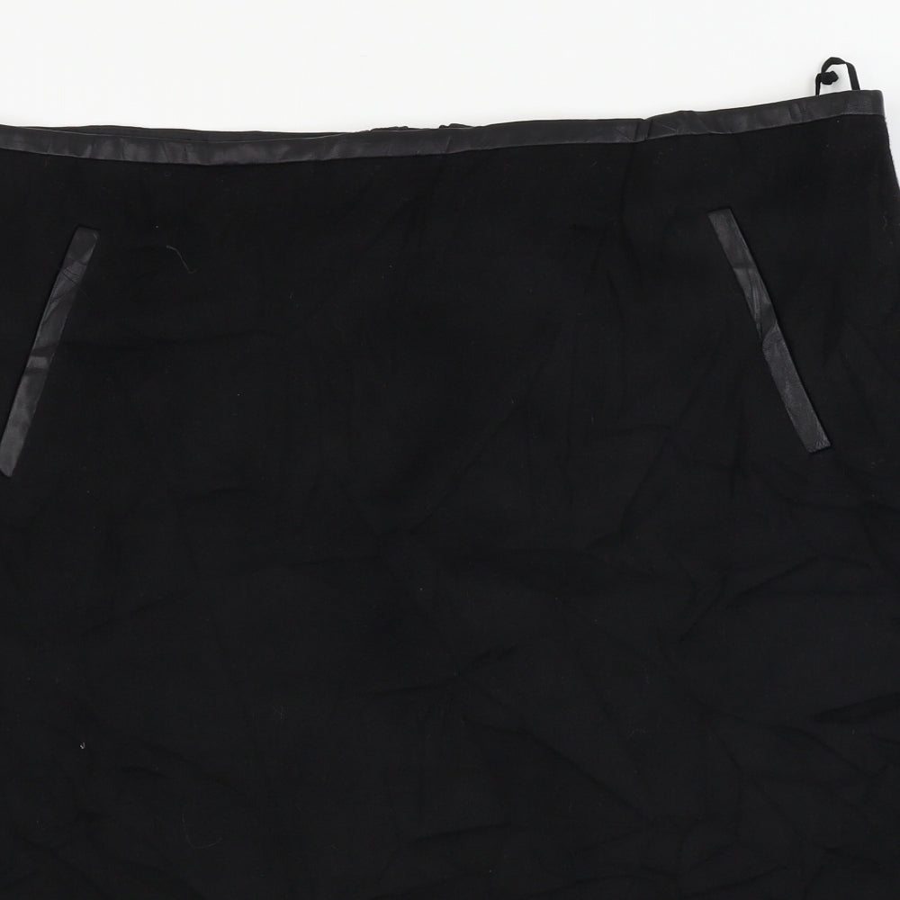 Marks and Spencer  Womens Black   A-Line Skirt Size 18