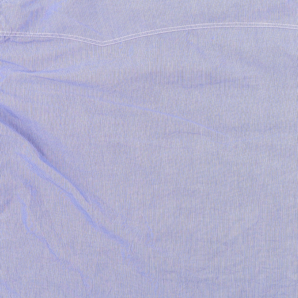 Voi Jeans  Mens Blue Striped   Button-Up Size XL