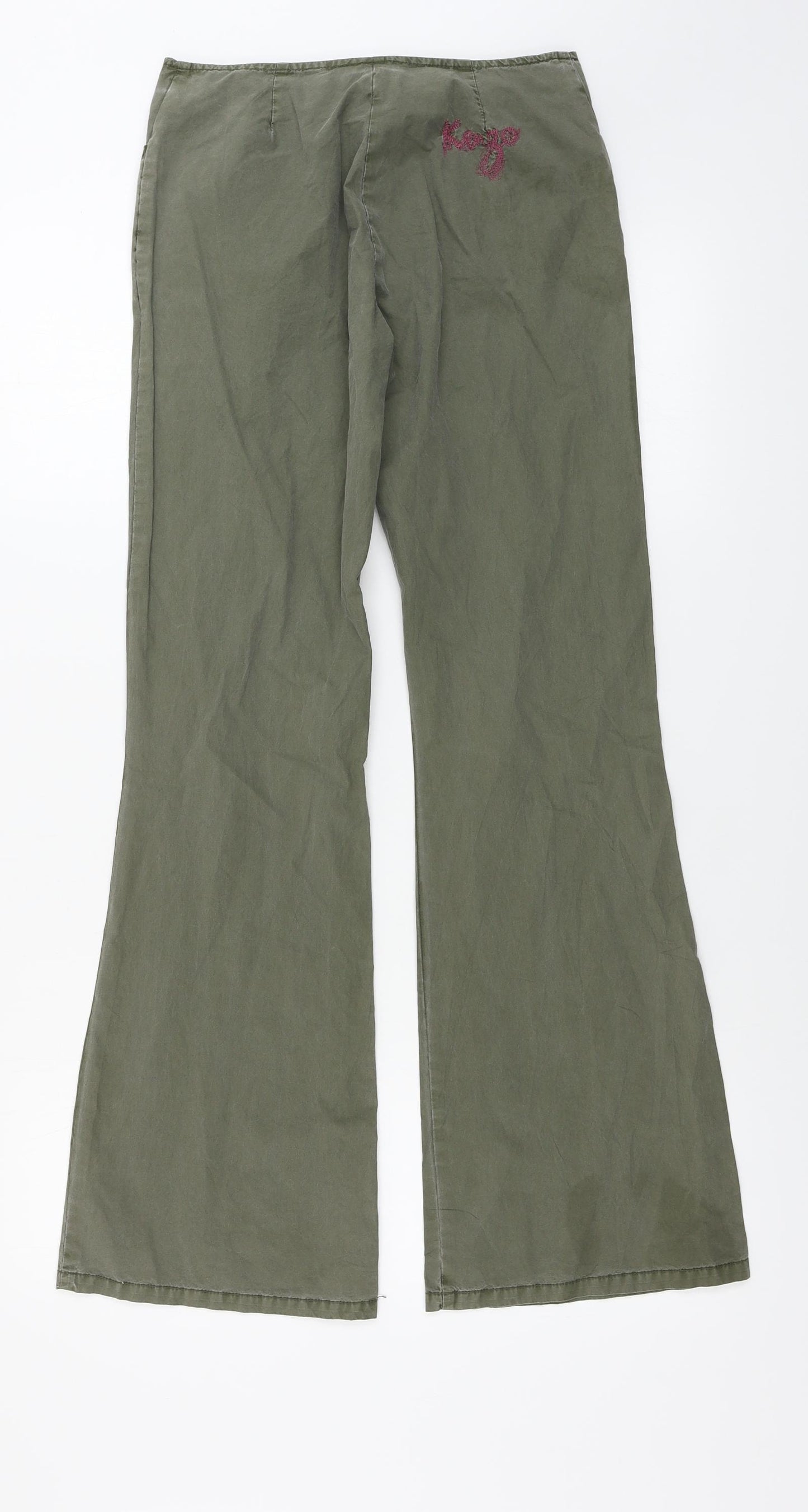 KENZO Womens Brown   Trousers  Size 14 L28 in