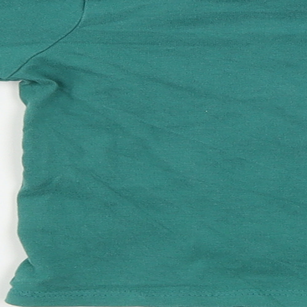 George  Girls Green   Basic T-Shirt Size 2-3 Years