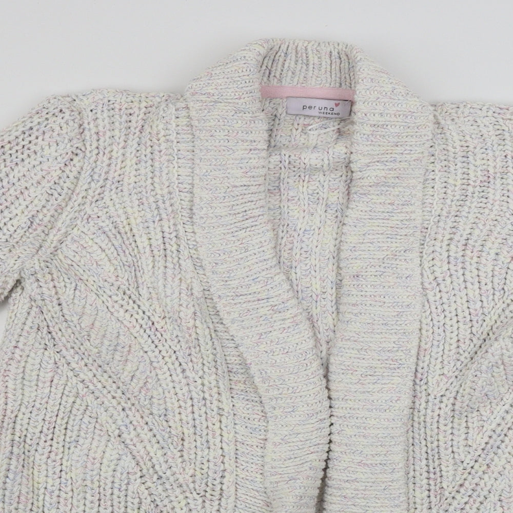 Marks and Spencer  Womens White   Cardigan Jumper Size 10