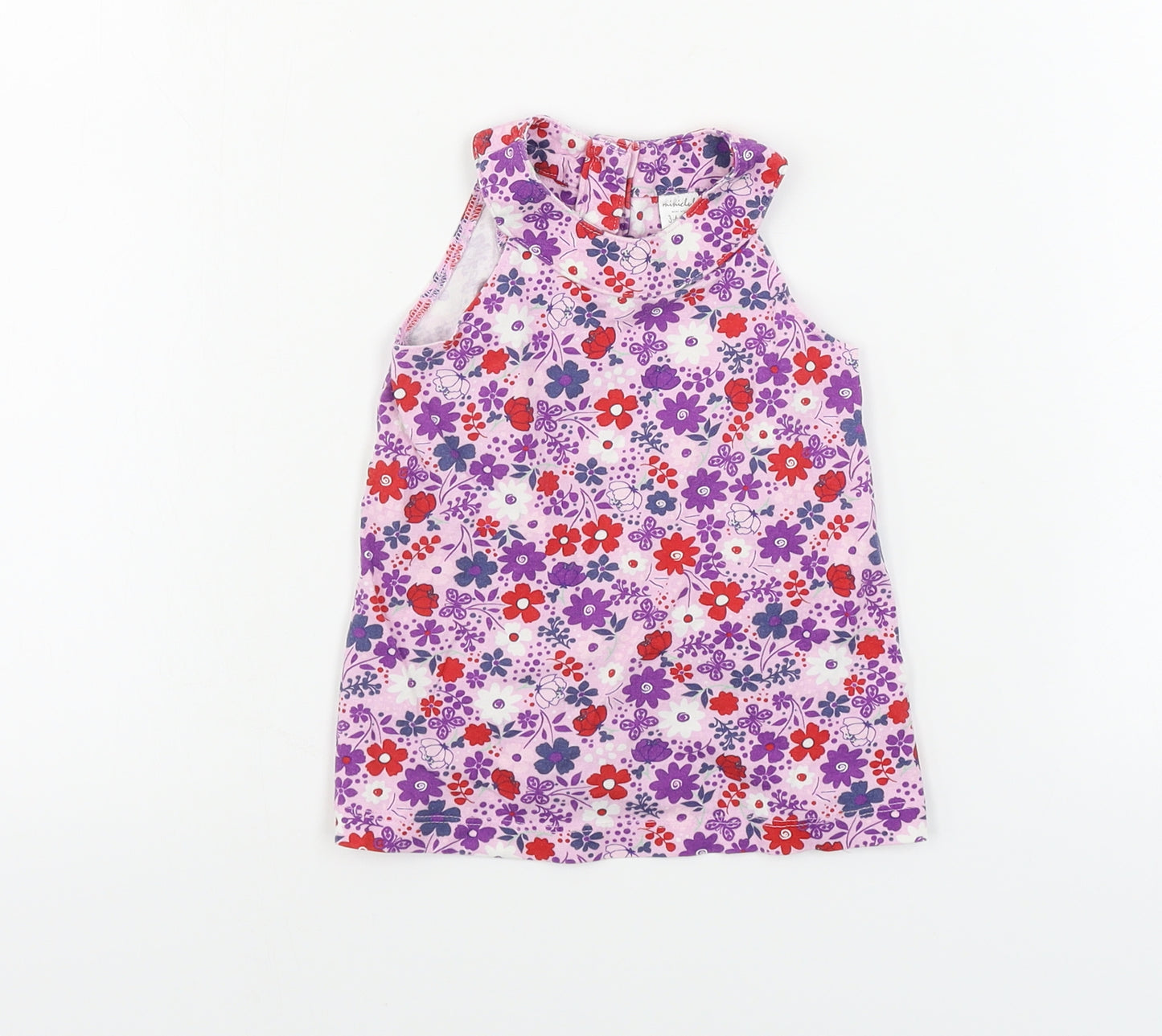 Mini Club Girls Pink Floral  A-Line  Size 3-6 Months