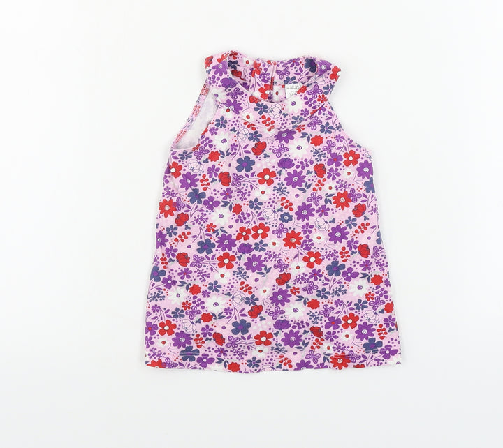 Mini Club Girls Pink Floral  A-Line  Size 3-6 Months