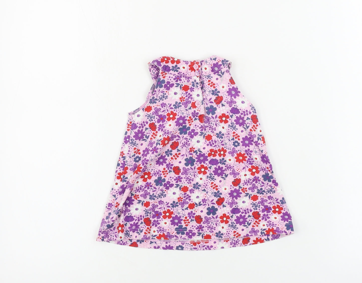 Mini Club Girls Pink Floral  A-Line  Size 3-6 Months