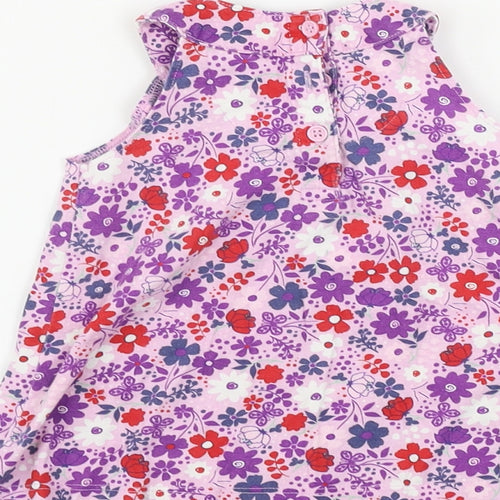 Mini Club Girls Pink Floral  A-Line  Size 3-6 Months