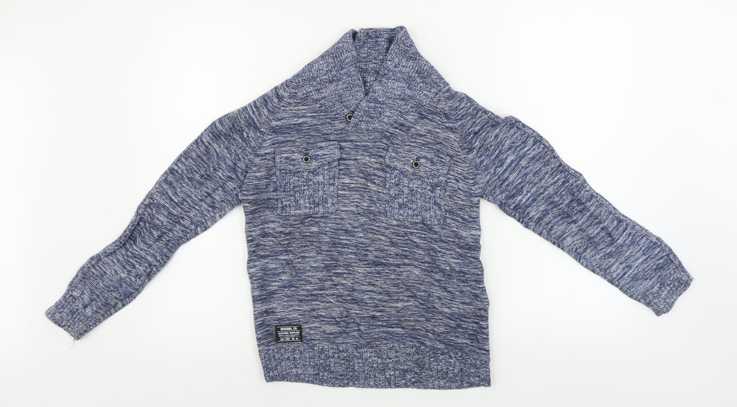 George  Boys Blue   Pullover Jumper Size 8-9 Years