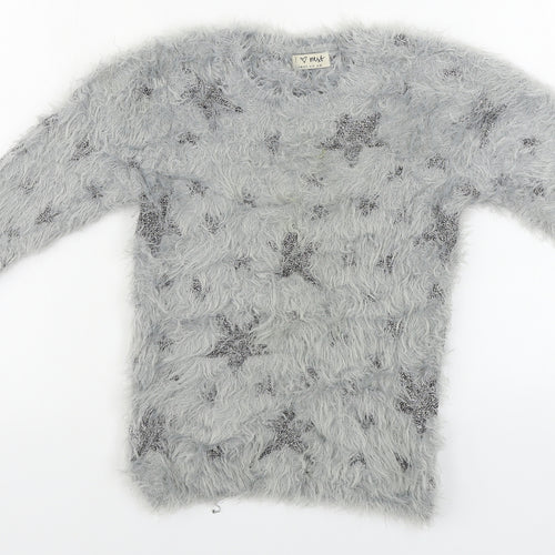 NEXT  Girls Grey   Pullover Jumper Size 9 Years