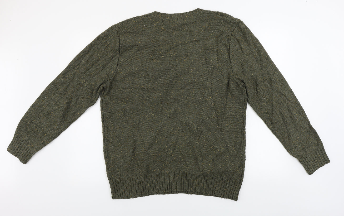 George  Mens Green   Pullover Jumper Size L