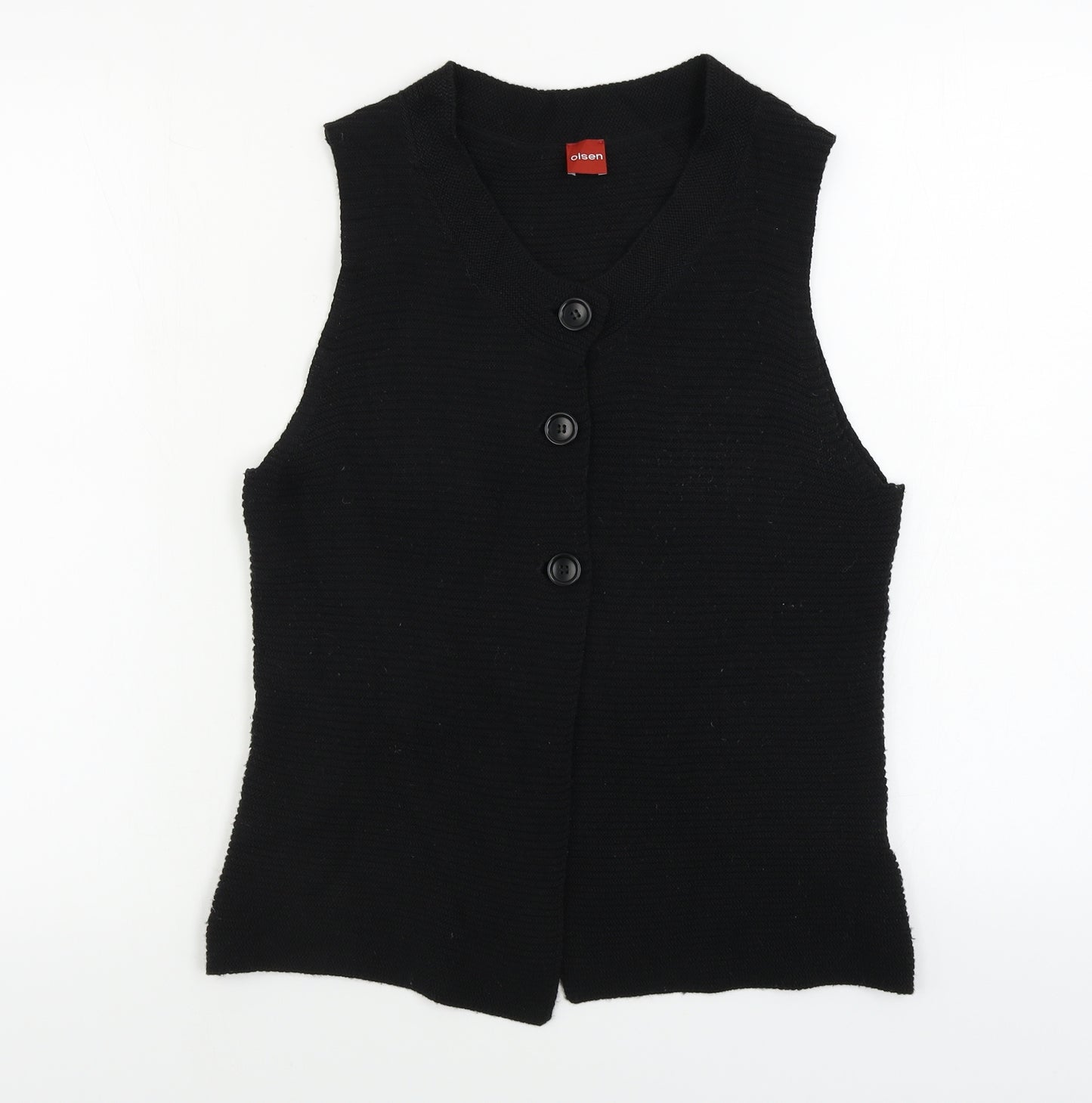 Olsen  Womens Black   Cardigan Jumper Size 12