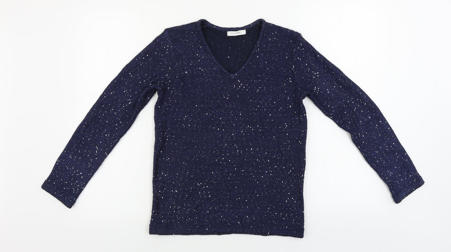 Marks and Spencer  Womens Blue   Pullover Jumper Size 6