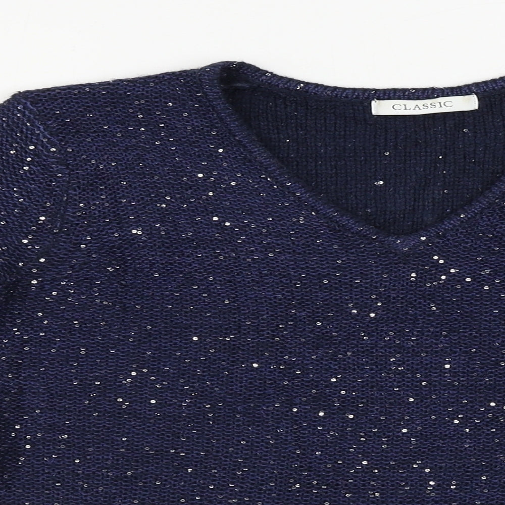 Marks and Spencer  Womens Blue   Pullover Jumper Size 6