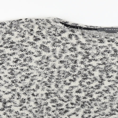 Primark  Womens Grey Animal Print  Pullover Jumper Size M