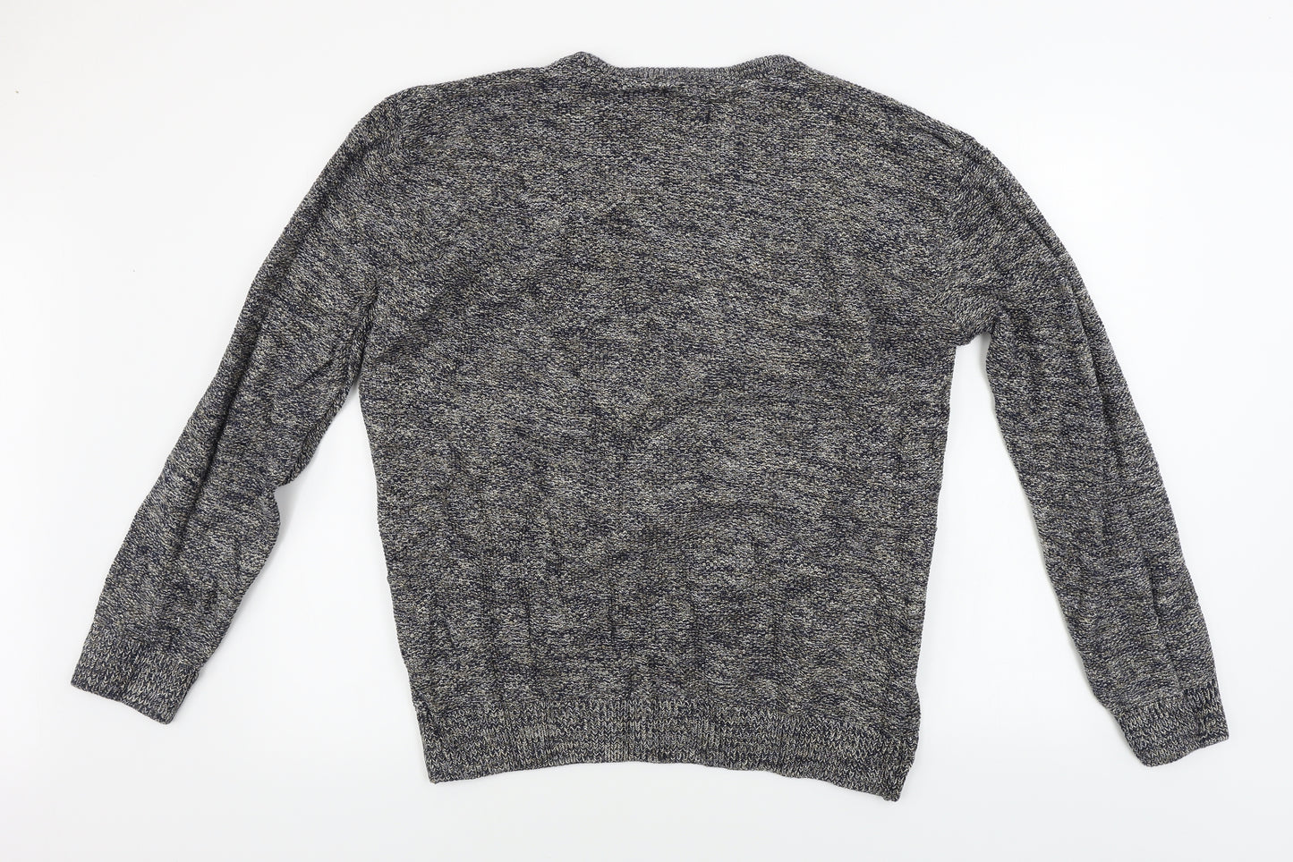 Peacocks  Mens Grey   Henley Jumper Size XL