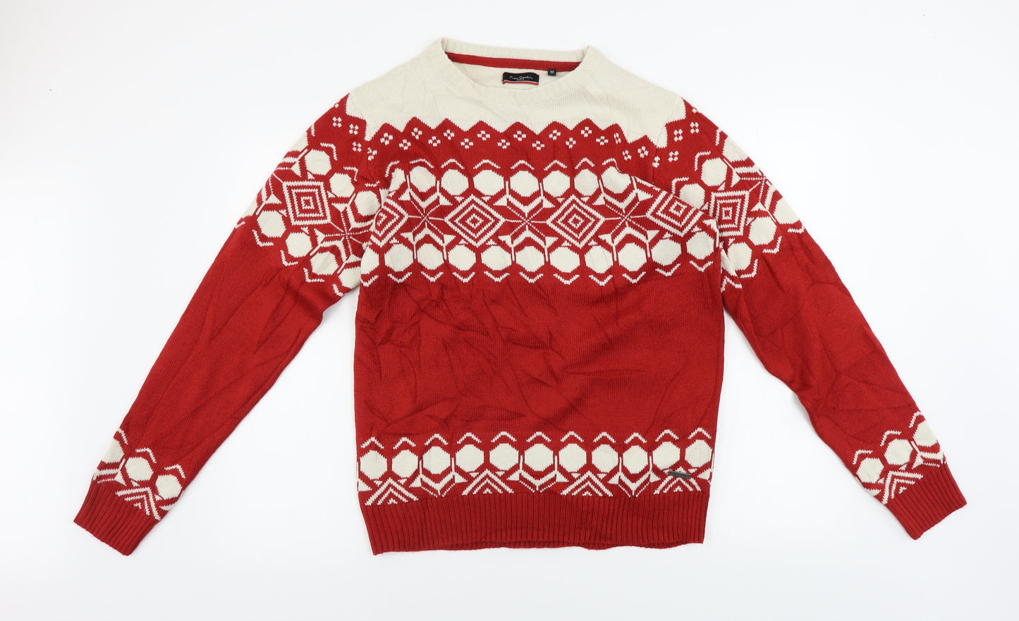 Pierre Cardin  Mens Red   Pullover Jumper Size M