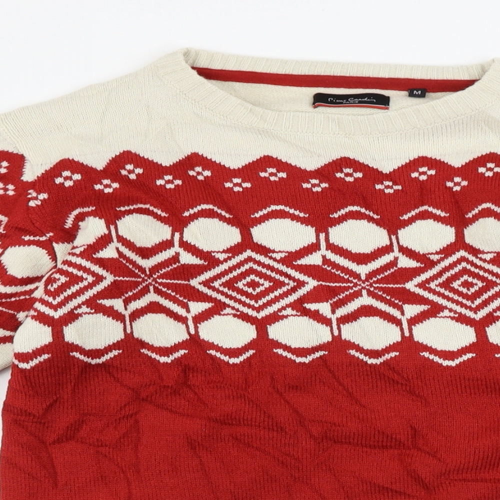 Pierre Cardin  Mens Red   Pullover Jumper Size M