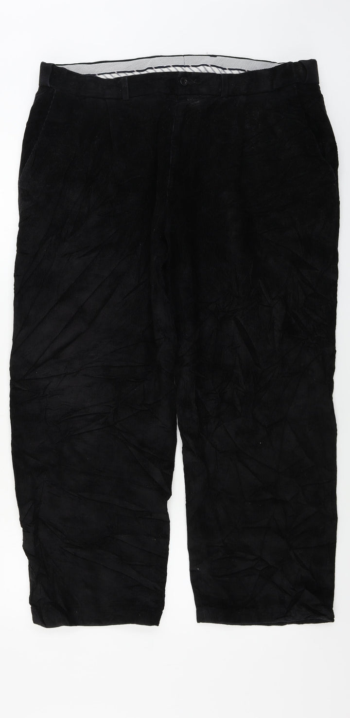 Maine New England Womens Black Corduroy Straight Jeans Size 40 in L27 in