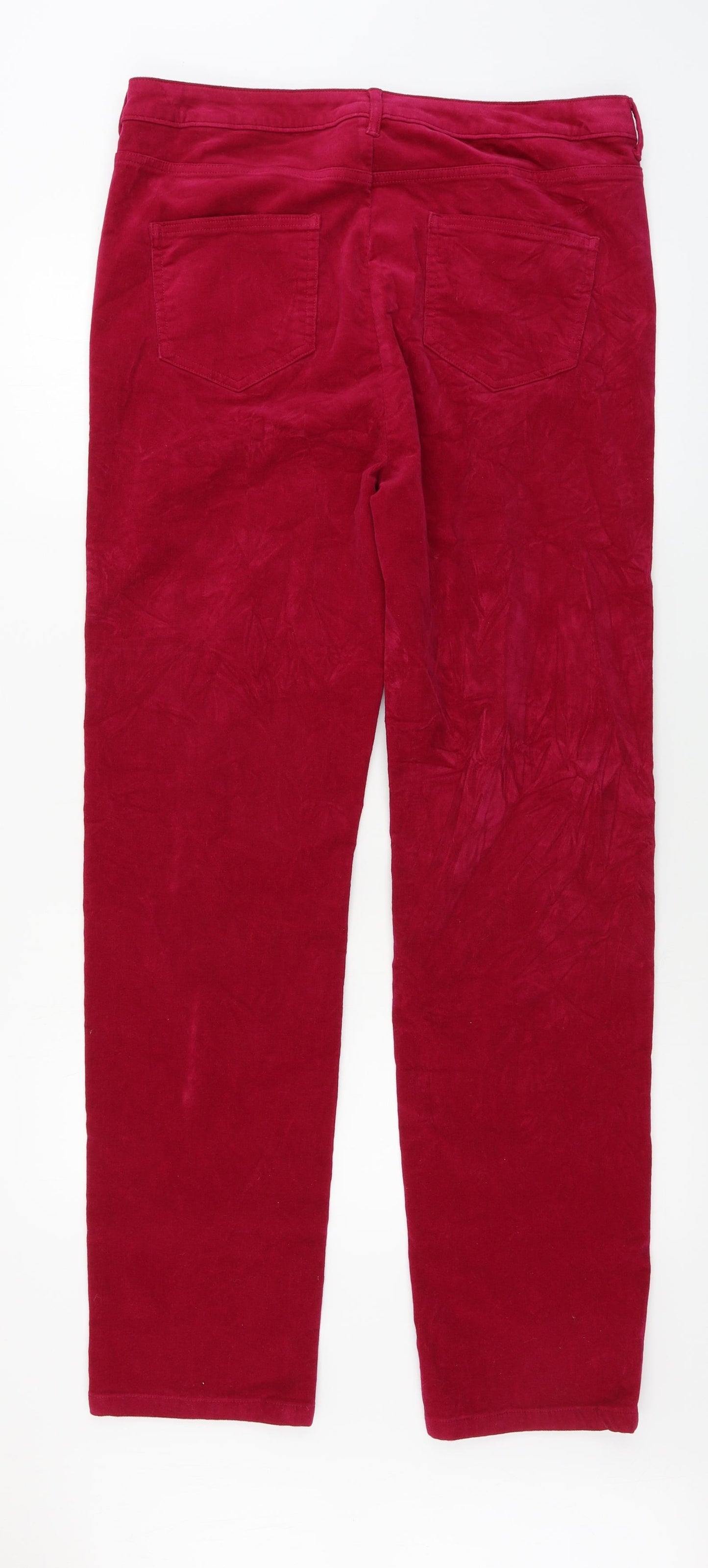Marks and Spencer  Womens Pink   Trousers  Size 18 L30 in