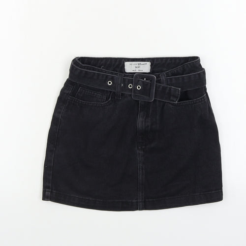 New Look  Girls Black   A-Line Skirt Size 9 Years