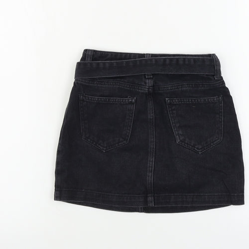 New Look  Girls Black   A-Line Skirt Size 9 Years
