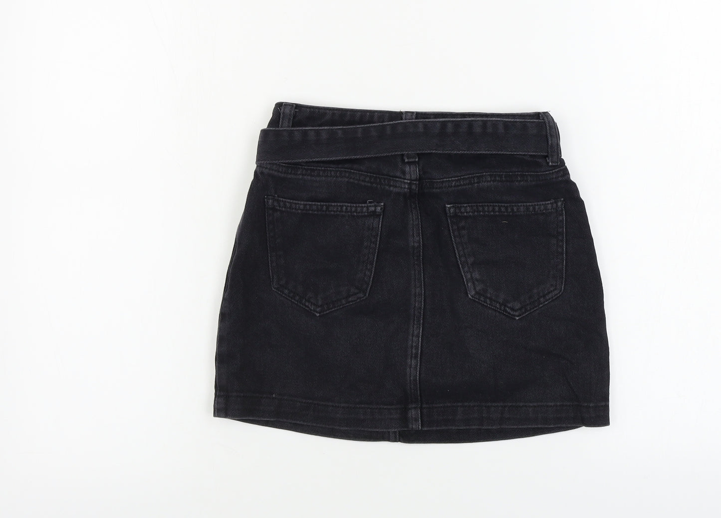 New Look  Girls Black   A-Line Skirt Size 9 Years