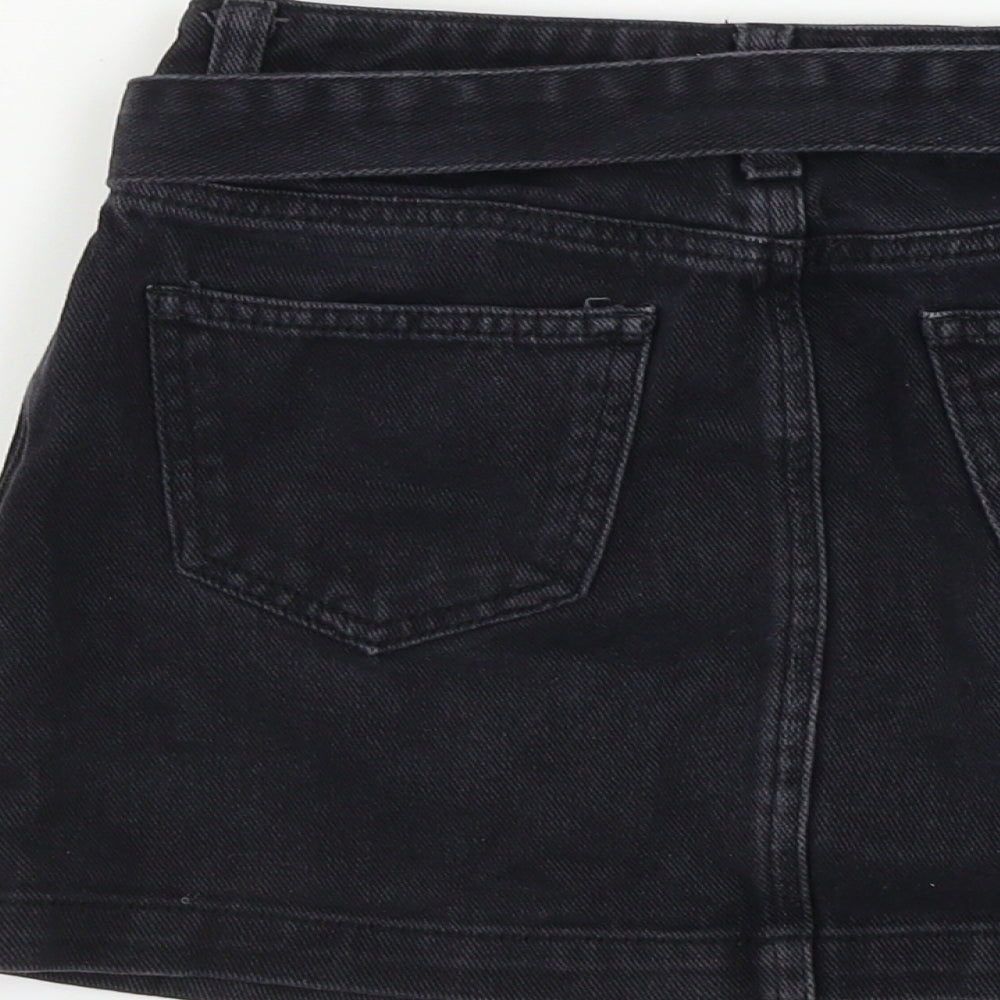 New Look  Girls Black   A-Line Skirt Size 9 Years