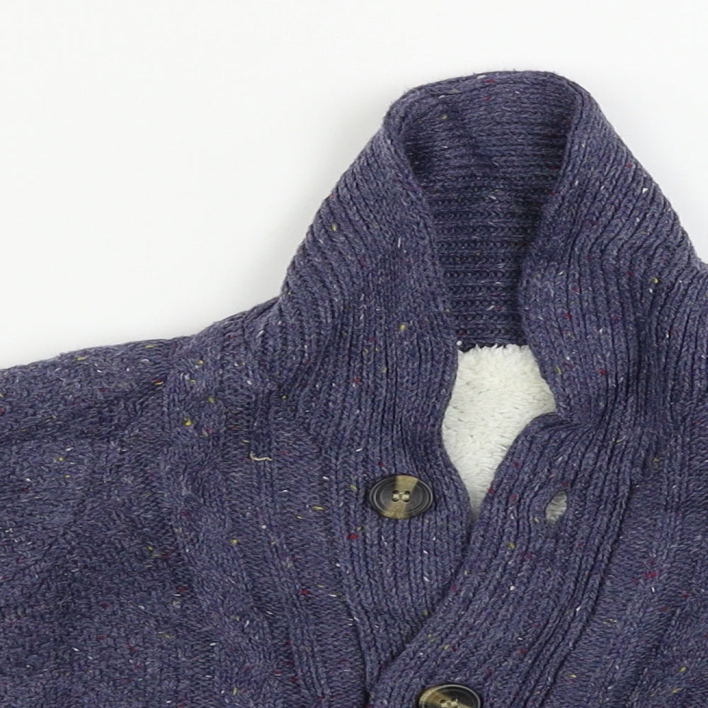Nutmeg Boys Blue   Cardigan Jumper Size 9-12 Months