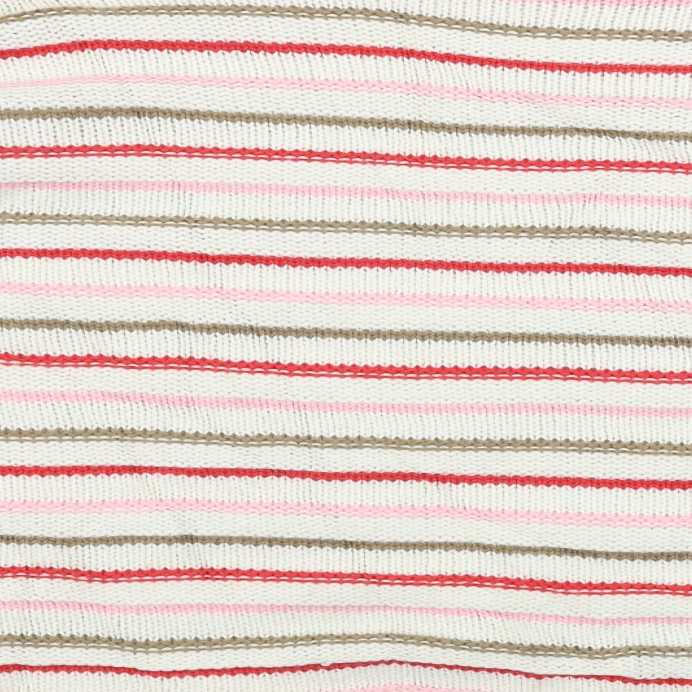 NEXT  Womens Beige Striped  Pullover Jumper Size XL