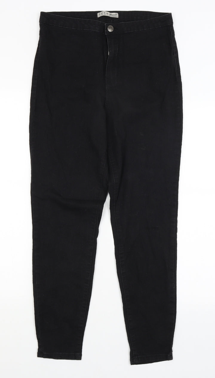 Denim Co Womens Black Jegging Jeans Size 14 L27.5 in