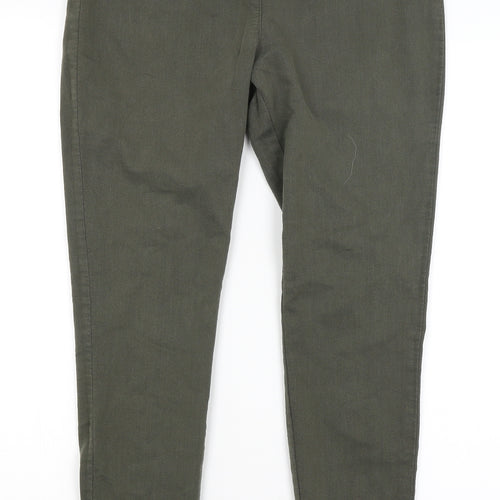M&S Womens Green   Jegging Jeans Size 10 L20 in