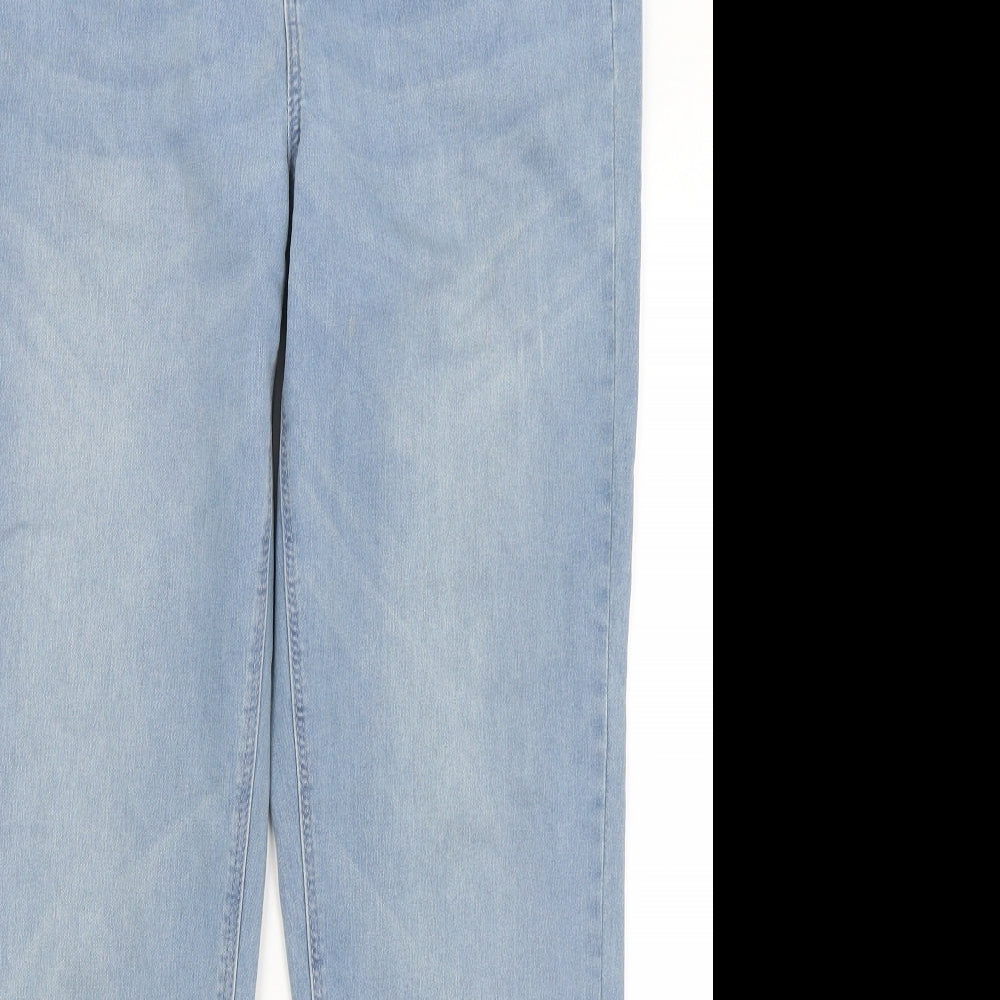 George Womens Blue   Straight Jeans Size 14 L28 in