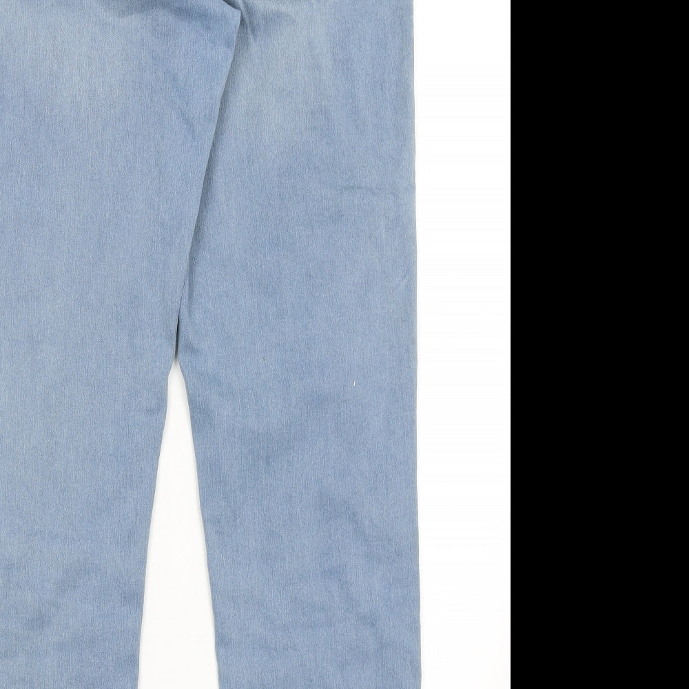 George Womens Blue   Straight Jeans Size 14 L28 in