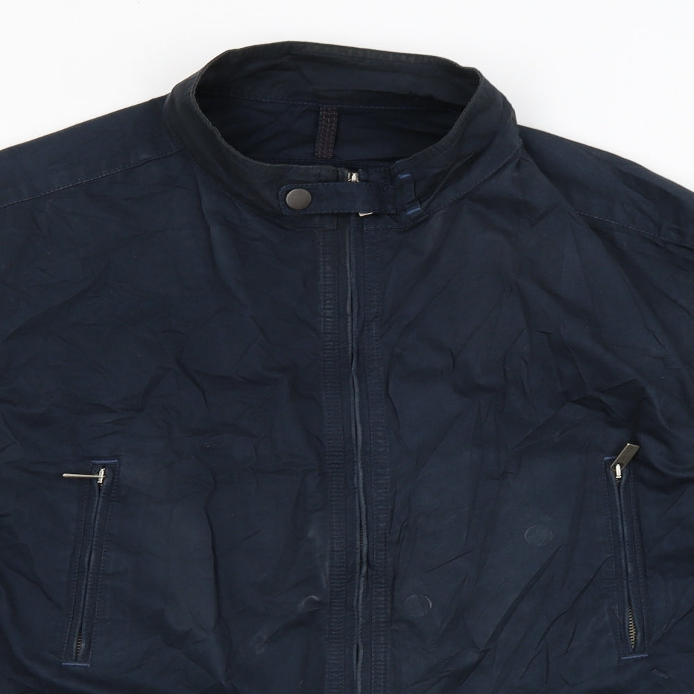 Massimo Dutti Mens Blue   Jacket  Size L
