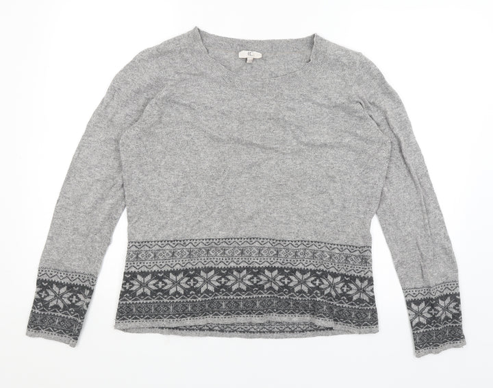 CC Womens Grey   Pullover Jumper Size L