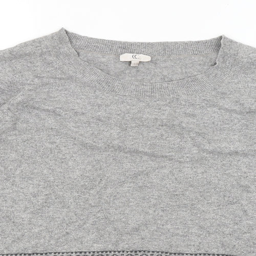 CC Womens Grey   Pullover Jumper Size L