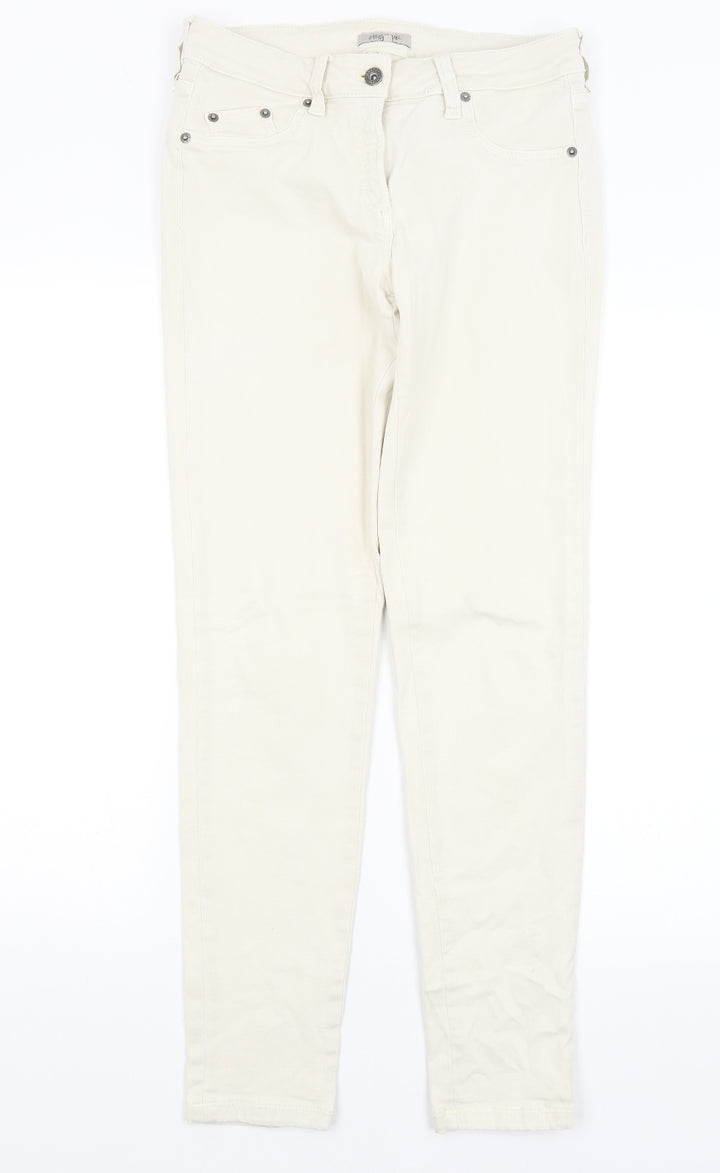 Great Plains Womens Ivory Skinny Jeans Size 12 L30 in