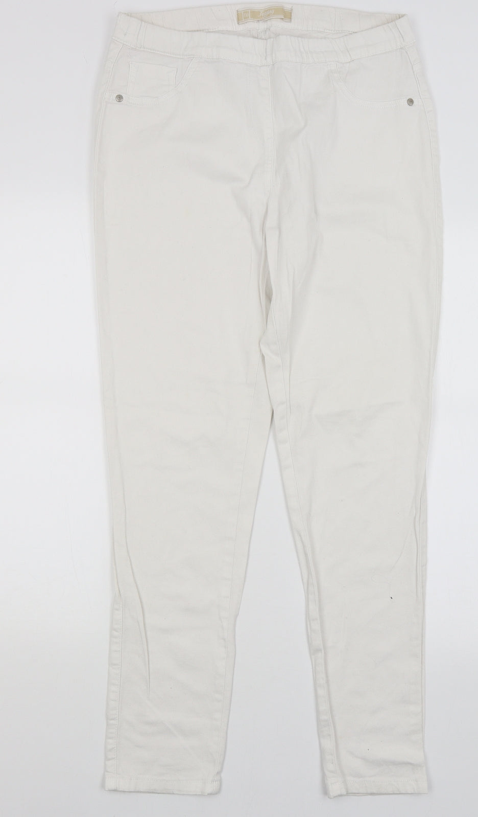 TU Womens White   Jegging Jeans Size 16 L30 in