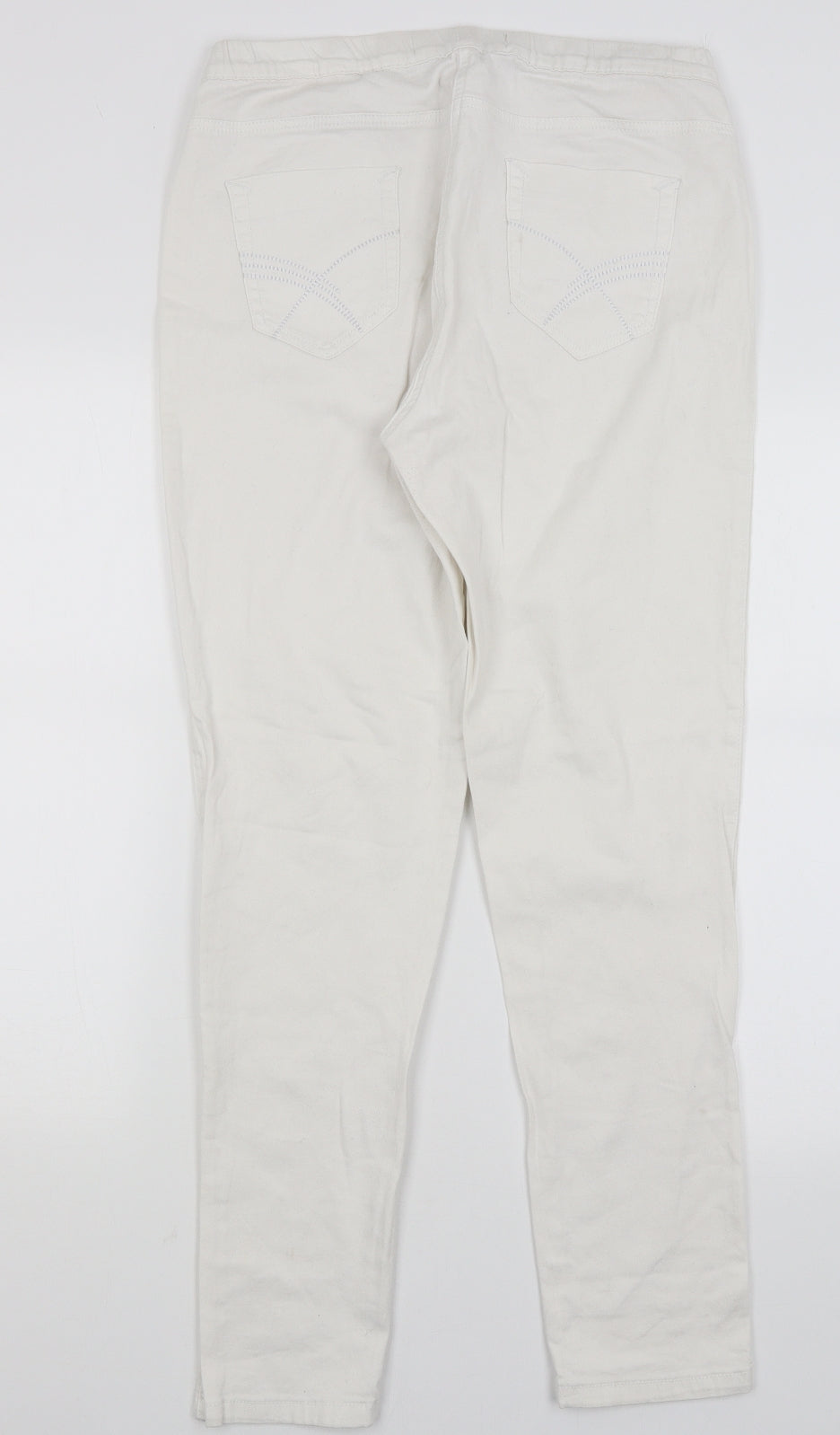 TU Womens White   Jegging Jeans Size 16 L30 in