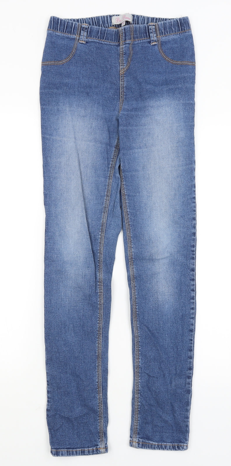 Be Beau Womens Blue   Jegging Jeans Size 12 L29 in