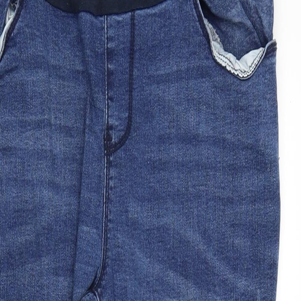 Boohoo Womens Blue   Straight Jeans Size 16 L27 in