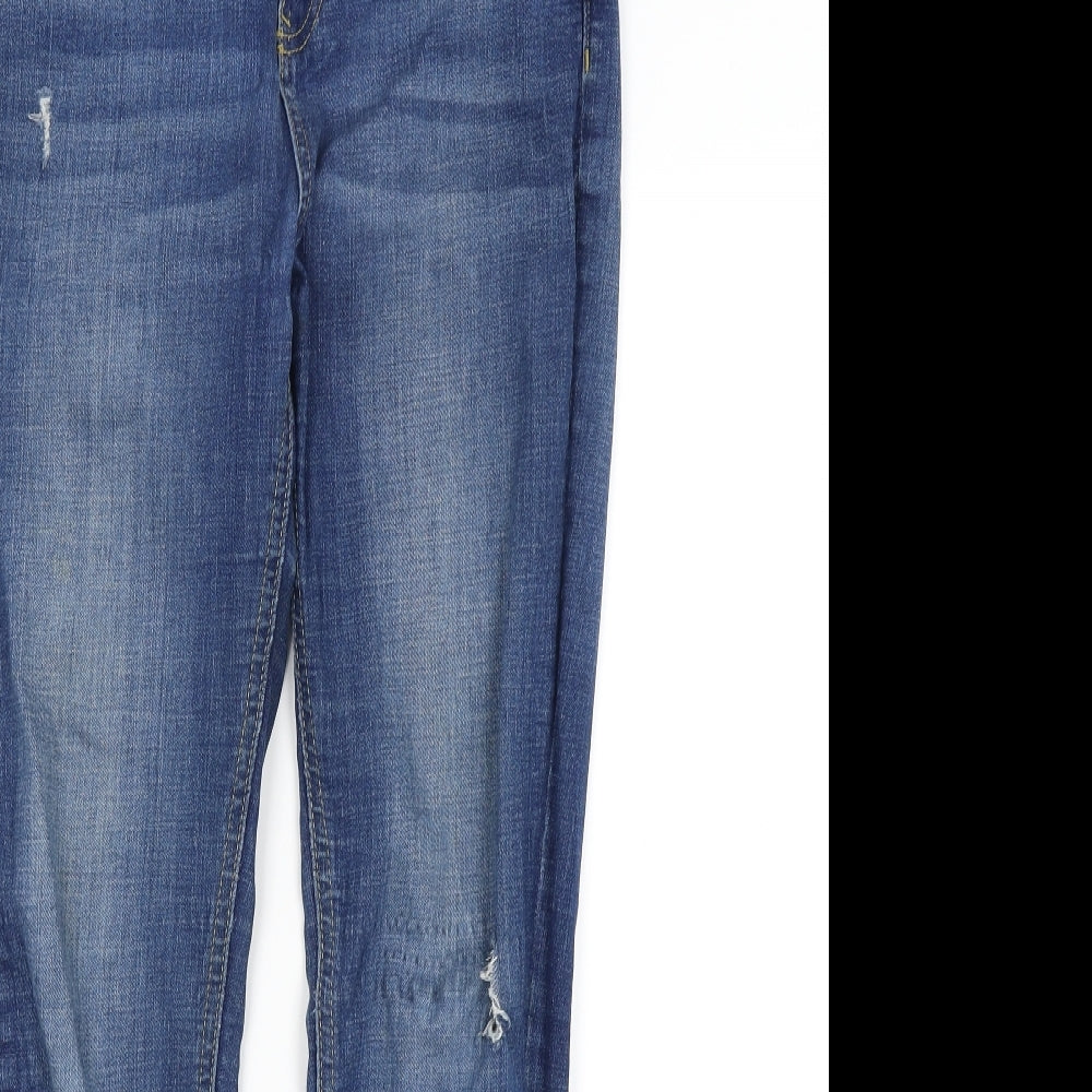 Denim Co Womens Blue   Skinny Jeans Size 14 L28 in