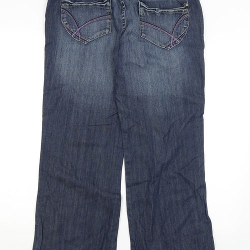 Cherokee Womens Blue   Straight Jeans Size 12 L26.5 in