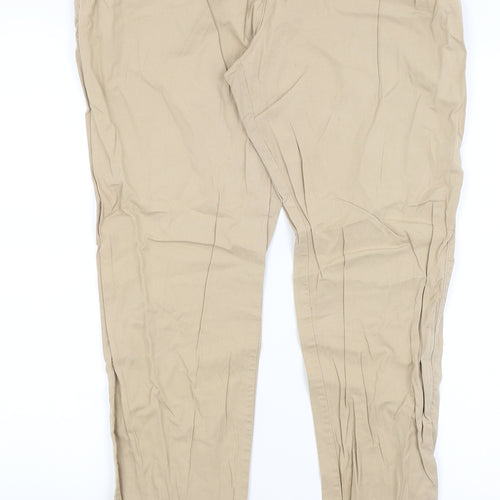 George Womens Brown   Trousers  Size 14 L30 in