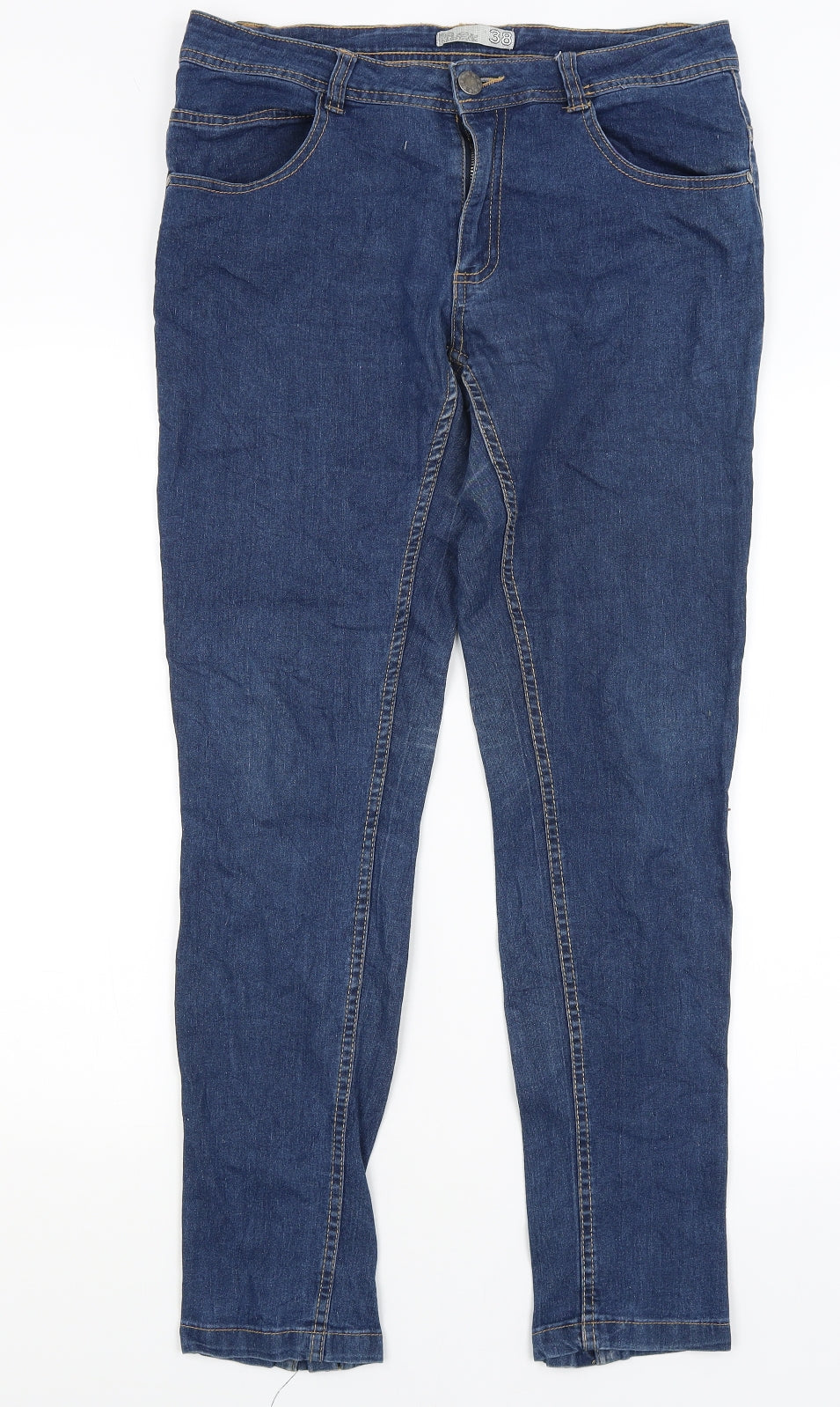 Preworn Womens Blue   Straight Jeans Size 10 L28 in