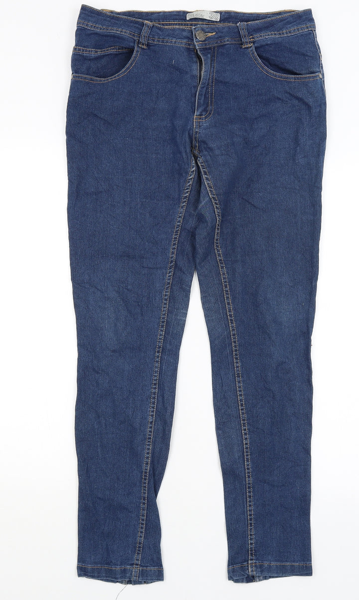Preworn Womens Blue   Straight Jeans Size 10 L28 in