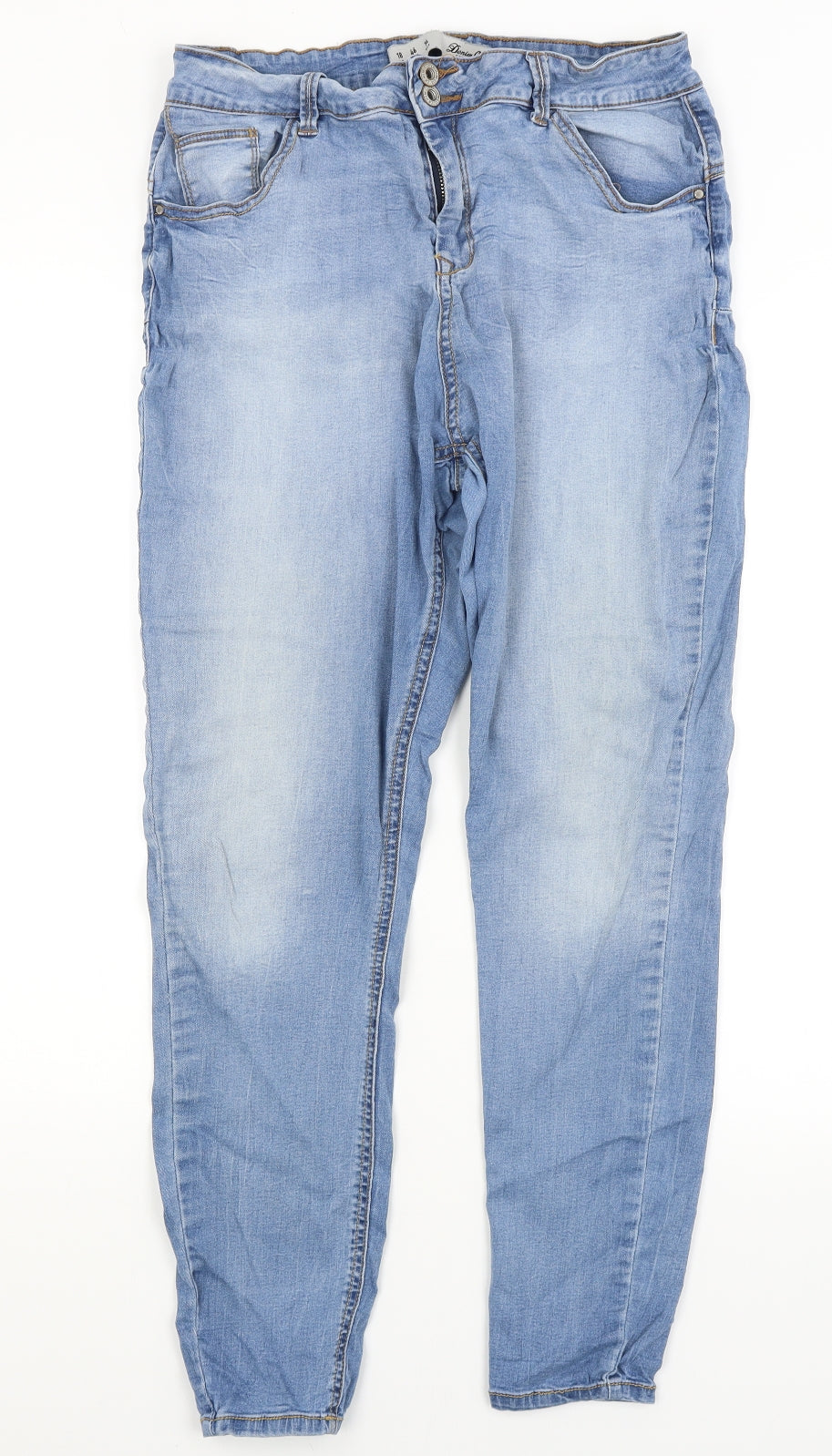 Denim Co Womens Blue   Skinny Jeans Size 18 L26.5 in