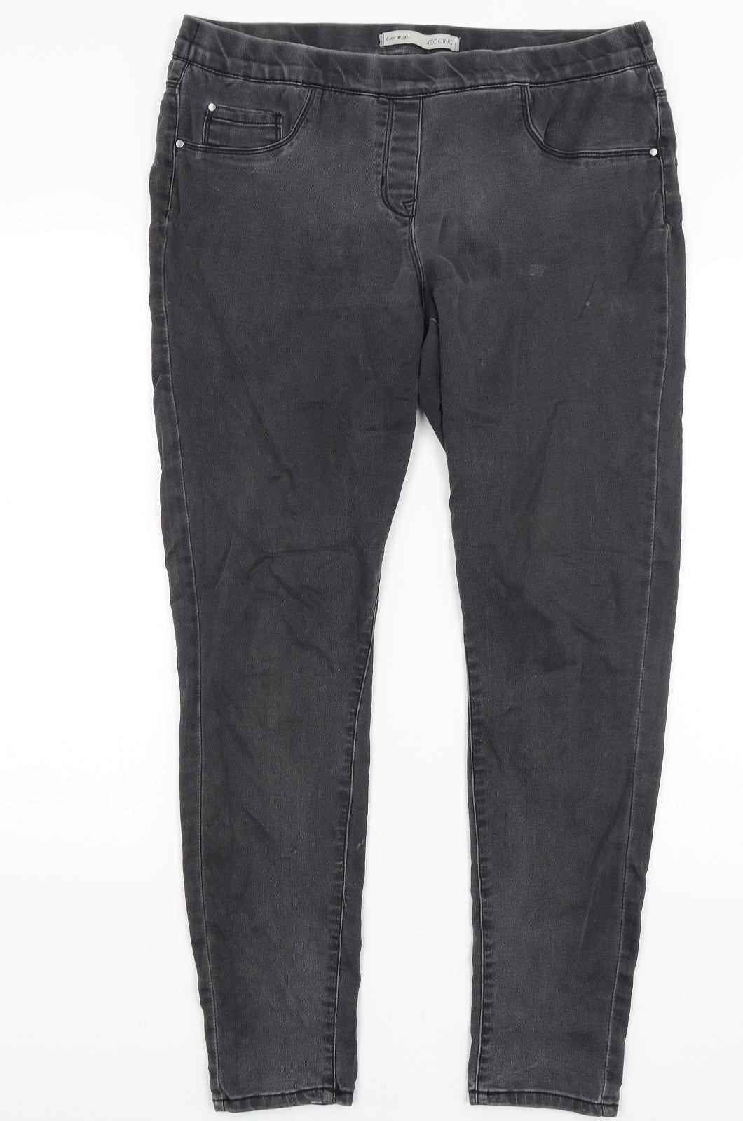 George Womens Black   Jegging Jeans Size 14 L26 in